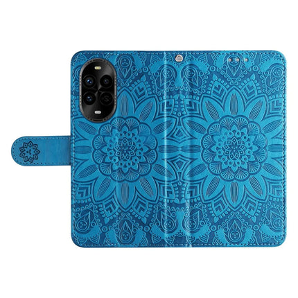 For Huawei nova 13 Pro 5G Case Sunflower Imprint Leather Wallet Phone Cover
