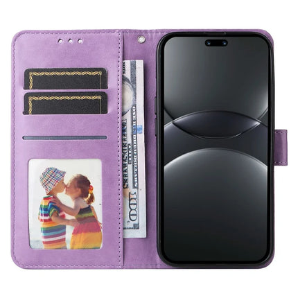 For Huawei nova 13 Pro 5G Case Sunflower Imprint Leather Wallet Phone Cover