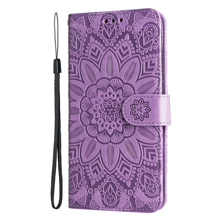 For Huawei nova 13 Pro 5G Case Sunflower Imprint Leather Wallet Phone Cover