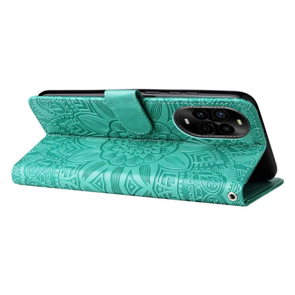 For Huawei nova 13 Pro 5G Case Sunflower Imprint Leather Wallet Phone Cover