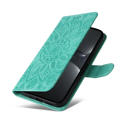 For Huawei nova 13 Pro 5G Case Sunflower Imprint Leather Wallet Phone Cover