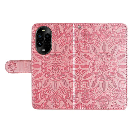 For Huawei nova 13 Pro 5G Case Sunflower Imprint Leather Wallet Phone Cover
