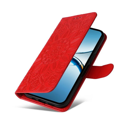 For Oppo Find X8 5G Case Sunflower Imprint Leather Wallet Phone Cover