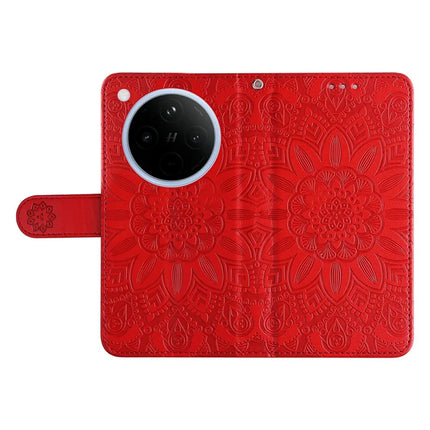 For Oppo Find X8 5G Case Sunflower Imprint Leather Wallet Phone Cover