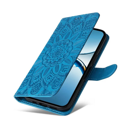 For Oppo Find X8 5G Case Sunflower Imprint Leather Wallet Phone Cover