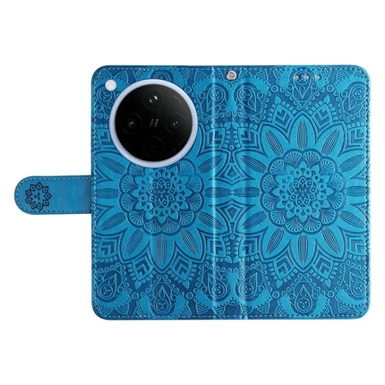 For Oppo Find X8 5G Case Sunflower Imprint Leather Wallet Phone Cover