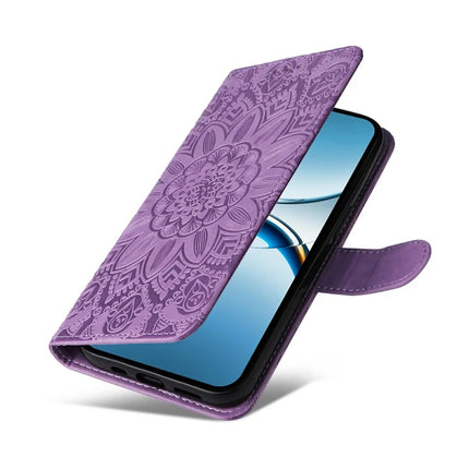 For Oppo Find X8 5G Case Sunflower Imprint Leather Wallet Phone Cover
