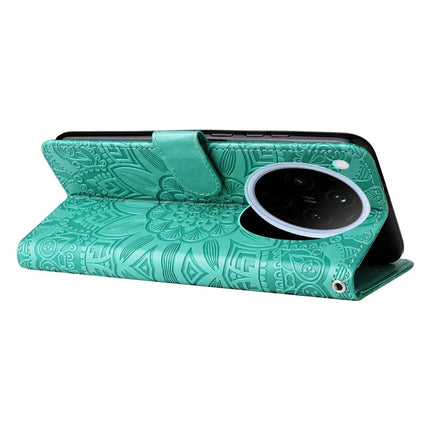 For Oppo Find X8 5G Case Sunflower Imprint Leather Wallet Phone Cover