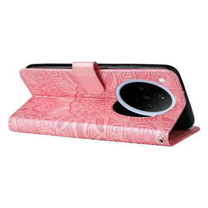 For Oppo Find X8 5G Case Sunflower Imprint Leather Wallet Phone Cover