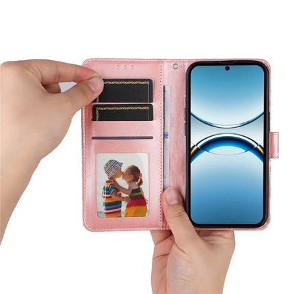 For Oppo Find X8 5G Case Sunflower Imprint Leather Wallet Phone Cover
