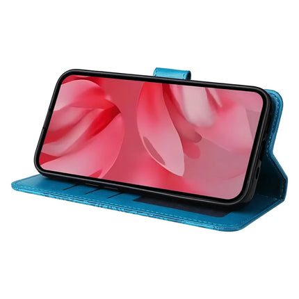 For Google Pixel 9a Case Sunflower Imprint Leather Wallet Phone Cover