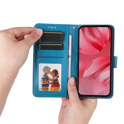 For Google Pixel 9a Case Sunflower Imprint Leather Wallet Phone Cover