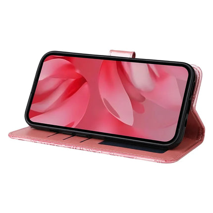 For Google Pixel 9a Case Sunflower Imprint Leather Wallet Phone Cover