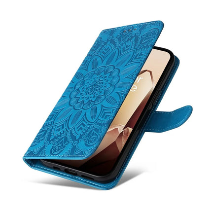 For OnePlus 13 Case Sunflower Imprint Leather Wallet Phone Cover
