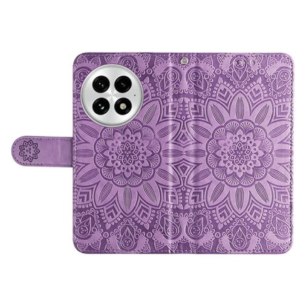 For OnePlus 13 Case Sunflower Imprint Leather Wallet Phone Cover