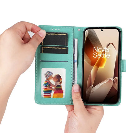 For OnePlus 13 Case Sunflower Imprint Leather Wallet Phone Cover