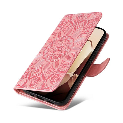 For OnePlus 13 Case Sunflower Imprint Leather Wallet Phone Cover
