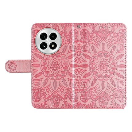 For OnePlus 13 Case Sunflower Imprint Leather Wallet Phone Cover