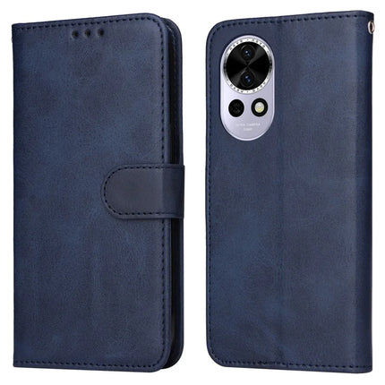 For Huawei nova 13 5G / nova 12 5G Case Wallet PU Leather Folio Flip Phone Cover - Blue