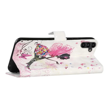 For Samsung Galaxy A36 5G Case 3D Creative Pattern PU Leather Stand Phone Cover