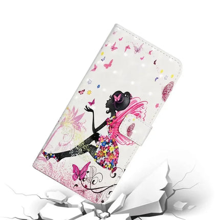 For Samsung Galaxy A36 5G Case 3D Creative Pattern PU Leather Stand Phone Cover