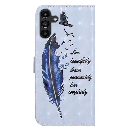 For Samsung Galaxy A26 5G Case 3D Creative Pattern PU Leather Stand Phone Cover