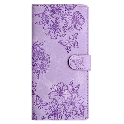For Samsung Galaxy A36 5G Case Butterfly Flower Pattern Skin-Touch Leather Phone Cover