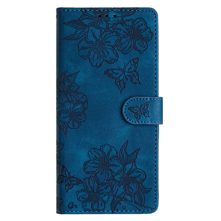 For Samsung Galaxy A36 5G Case Butterfly Flower Pattern Skin-Touch Leather Phone Cover