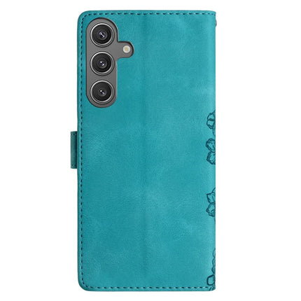 For Samsung Galaxy A36 5G Case Butterfly Flower Pattern Skin-Touch Leather Phone Cover