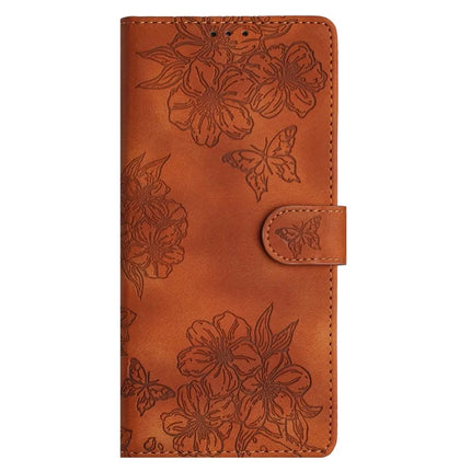 For Samsung Galaxy A36 5G Case Butterfly Flower Pattern Skin-Touch Leather Phone Cover