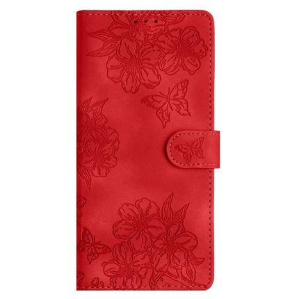 For Samsung Galaxy A56 5G Case Butterfly Flower Pattern Skin-Touch Leather Phone Cover