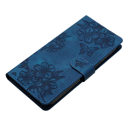 For Samsung Galaxy A56 5G Case Butterfly Flower Pattern Skin-Touch Leather Phone Cover