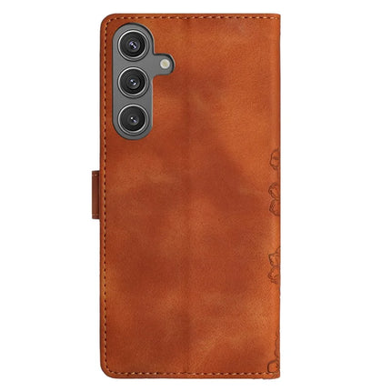 For Samsung Galaxy A56 5G Case Butterfly Flower Pattern Skin-Touch Leather Phone Cover