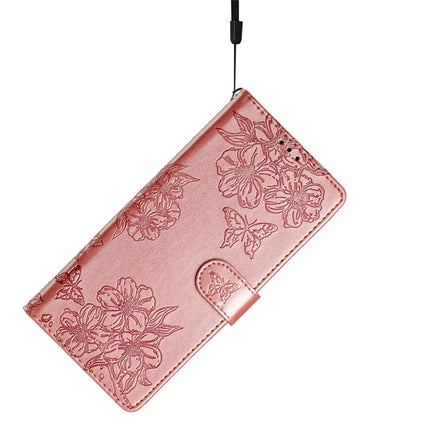 For Samsung Galaxy A56 5G Case Butterfly Flower Drop-Proof PU Leather Wallet Phone Cover