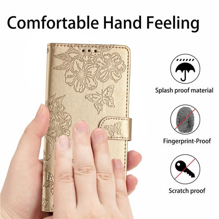 For Samsung Galaxy A26 5G Case Butterfly Flower Drop-Proof PU Leather Wallet Phone Cover