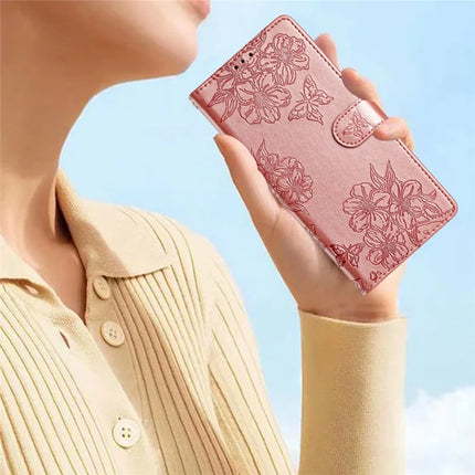 For Samsung Galaxy A26 5G Case Butterfly Flower Drop-Proof PU Leather Wallet Phone Cover