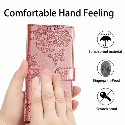 For Samsung Galaxy A26 5G Case Butterfly Flower Drop-Proof PU Leather Wallet Phone Cover