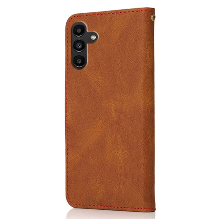For Samsung Galaxy A56 5G Two-Tone Leather Phone Case Wallet Cover Protective Flip Stand