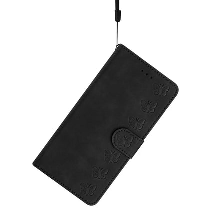 For Samsung Galaxy A36 5G Case Imprinted Butterfly Leather Wallet Phone Cover