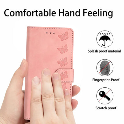 For Samsung Galaxy A36 5G Case Imprinted Butterfly Leather Wallet Phone Cover