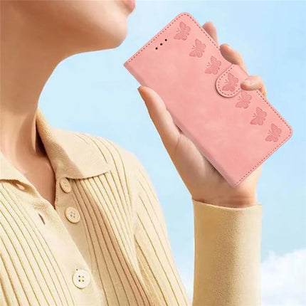 For Samsung Galaxy A36 5G Case Imprinted Butterfly Leather Wallet Phone Cover