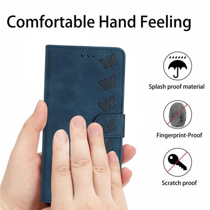 For Samsung Galaxy A36 5G Case Imprinted Butterfly Leather Wallet Phone Cover