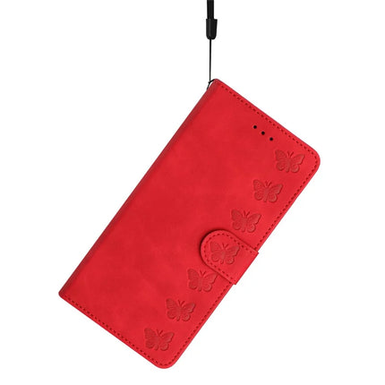 For Samsung Galaxy A36 5G Case Imprinted Butterfly Leather Wallet Phone Cover