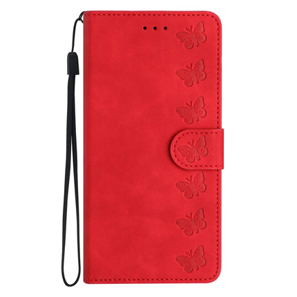 For Samsung Galaxy A36 5G Case Imprinted Butterfly Leather Wallet Phone Cover