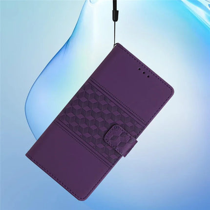 For Samsung Galaxy A26 5G Case Rhombus Leather Horizontal Flip Phone Cover