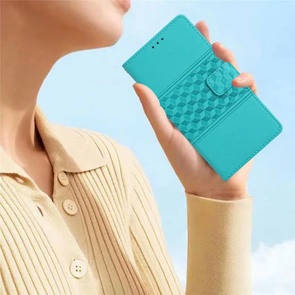 For Samsung Galaxy A26 5G Case Rhombus Leather Horizontal Flip Phone Cover