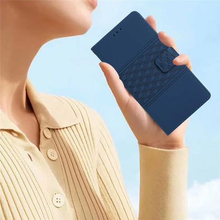 For Samsung Galaxy A26 5G Case Rhombus Leather Horizontal Flip Phone Cover