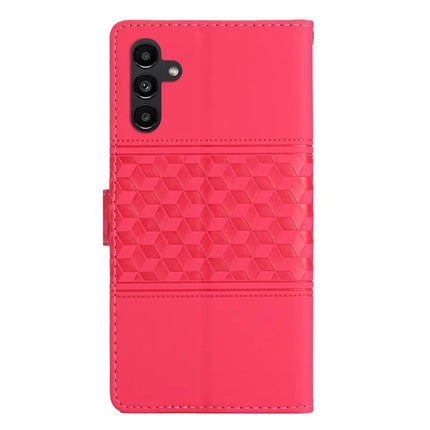 For Samsung Galaxy A26 5G Case Rhombus Leather Horizontal Flip Phone Cover