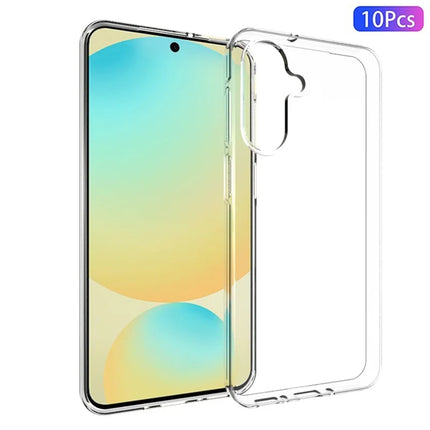 10Pcs  /  Pack For Samsung Galaxy A26 5G Case Watermark Free TPU Protective Clear Phone Cover