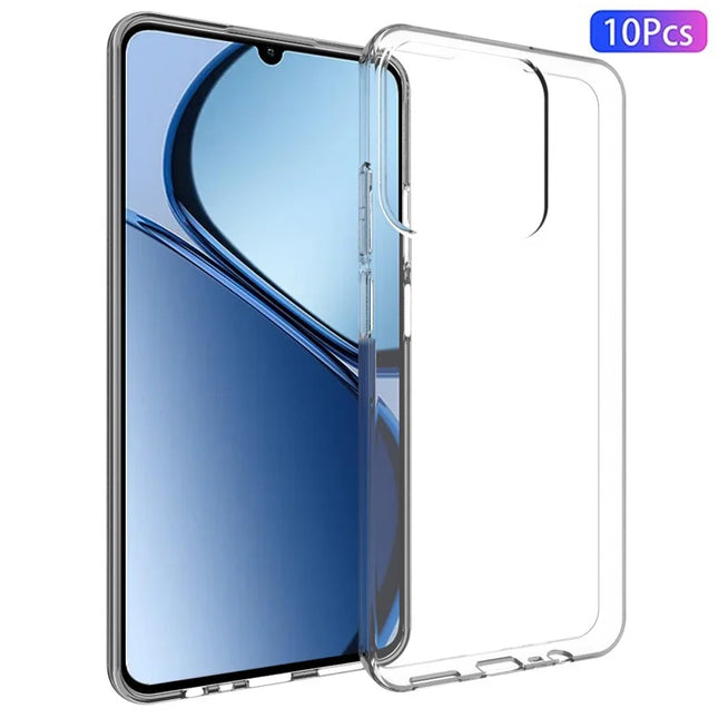 10Pcs  /  Pack For Realme C63 4G Case Watermark Free TPU Protective Clear Phone Cover